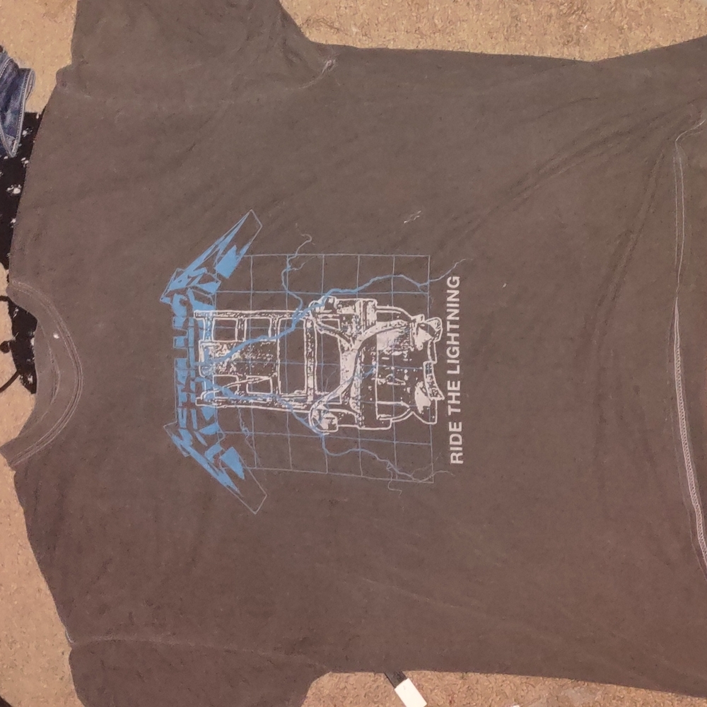 Metallica PacSun vintage Metallic ride the lightning tee